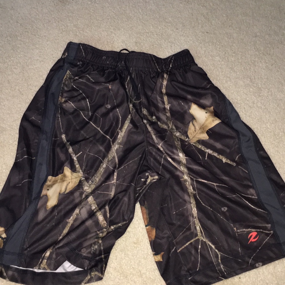 Men’s camouflage athletic shorts